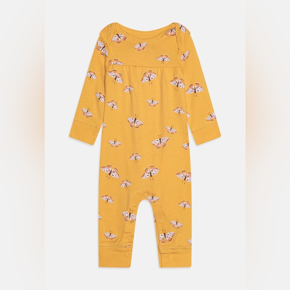 Carter's Yellow Butterfly Print Kids Footie
